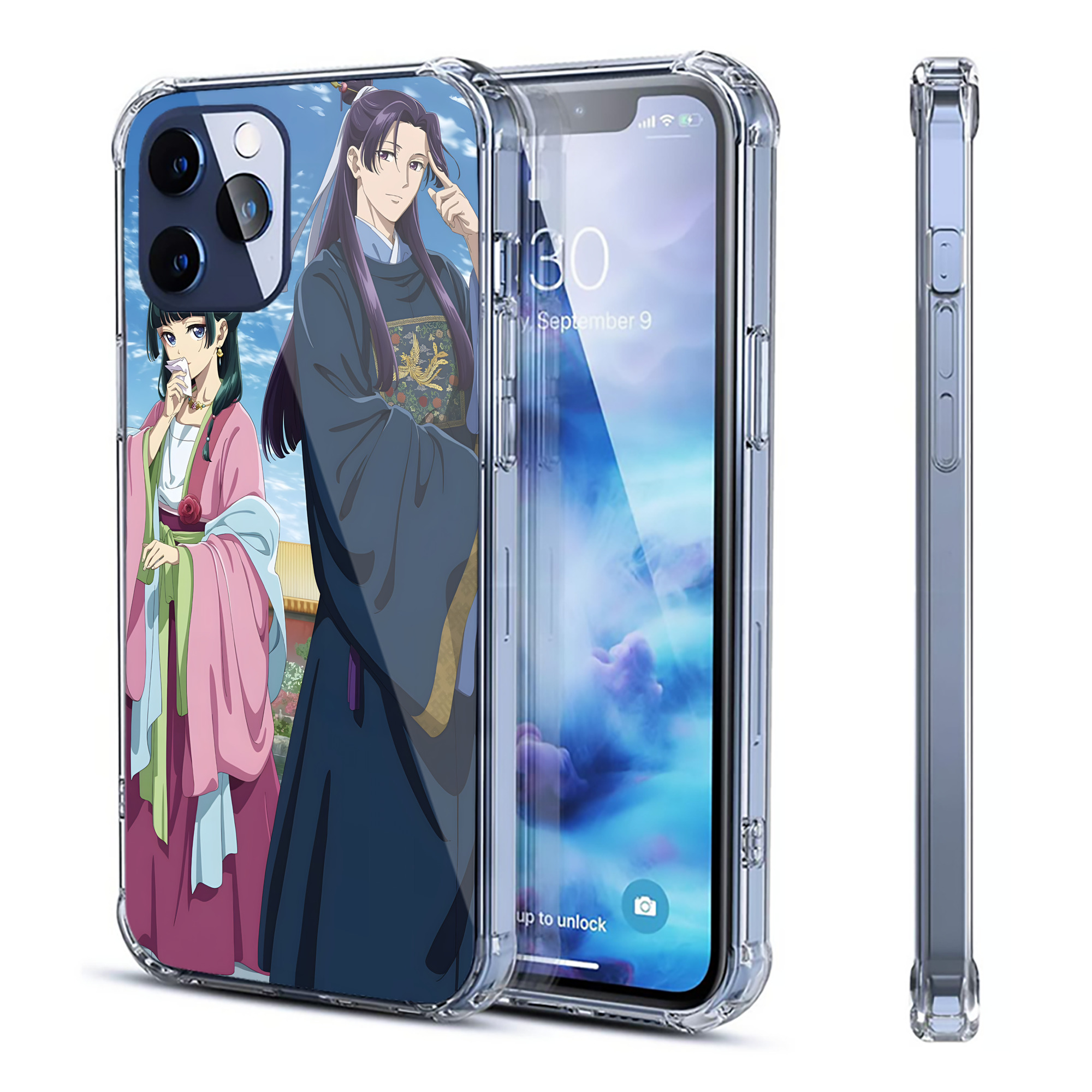 （画像用） 薬屋のひとりごと The Apothecary Diaries 【iPhone 12シリーズ対応】透明スマホケース（クリアソフトケース）